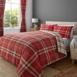 Catherine Lansfield Kelso Check Duvet Cover & Pillowcase Set 29 Catherine Lansfield Kelso Check Duvet Cover & Pillowcase Set -furn Sale Store 30918262 alt01