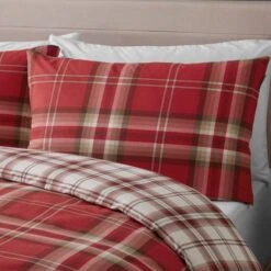 Catherine Lansfield Kelso Check Duvet Cover & Pillowcase Set 30 Catherine Lansfield Kelso Check Duvet Cover & Pillowcase Set -furn Sale Store 30918262 alt02