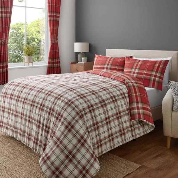 Catherine Lansfield Kelso Check Duvet Cover & Pillowcase Set 12 Catherine Lansfield Kelso Check Duvet Cover & Pillowcase Set - Image 10