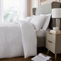 Hotel 200 Thread Count Check Duvet Cover & Pillowcase Set -furn Sale Store 30921521 alt07