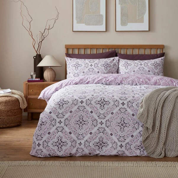Emelie Kaleidoscope 100% Cotton Duvet Cover & Pillowcase Set 9 Emelie Kaleidoscope 100% Cotton Duvet Cover & Pillowcase Set - Image 7