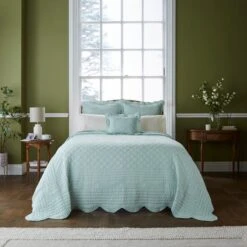 Dorma Soft Scalloped Bedspread -furn Sale Store 30927629 alt02