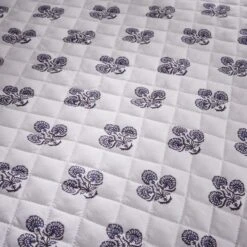 Ashwin Floral Blockprint Duvet Cover And Pillowcase Set 36 Ashwin Floral Blockprint Duvet Cover And Pillowcase Set -furn Sale Store 30928342 alt04