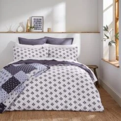 Ashwin Floral Blockprint Duvet Cover And Pillowcase Set 40 Ashwin Floral Blockprint Duvet Cover And Pillowcase Set -furn Sale Store 30928342 alt08