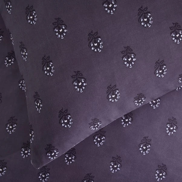 Ashwin Floral Blockprint Duvet Cover And Pillowcase Set 10 Ashwin Floral Blockprint Duvet Cover And Pillowcase Set - Image 8