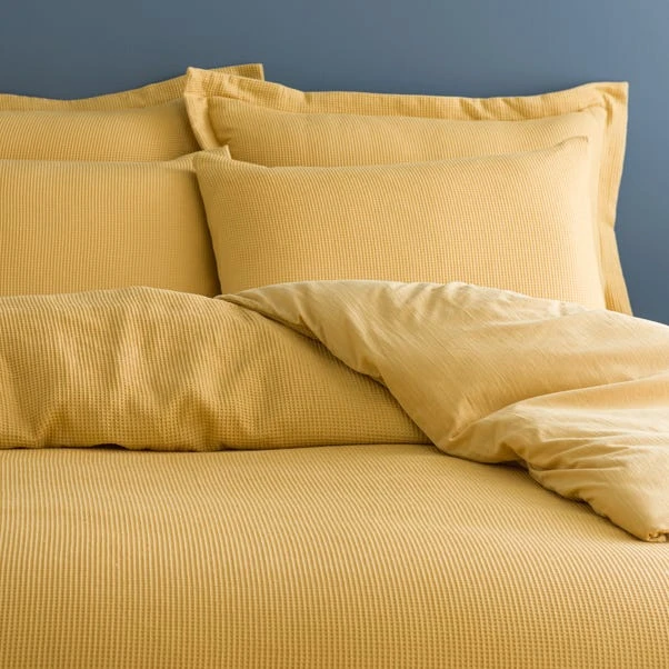 Alston Waffle Duvet Cover And Pillowcase Set 5 Alston Waffle Duvet Cover And Pillowcase Set - Image 3