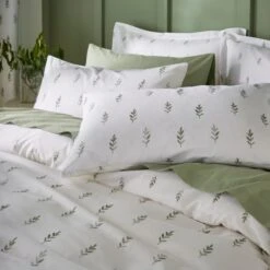 Harper Stem Floral 144 Thread Count Cotton Duvet Cover & Pillowcase Set -furn Sale Store 30929293 alt06