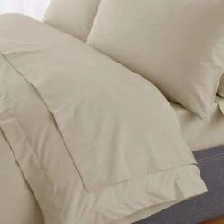 Hotel 230 Thread Count Percale 100% Cotton Flat Sheet -furn Sale Store 30929756
