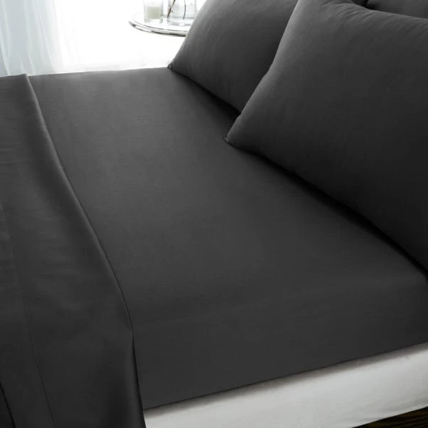 Hotel 230 Thread Count 100% Cotton Sateen Fitted Sheet 3 Hotel 230 Thread Count 100% Cotton Sateen Fitted Sheet