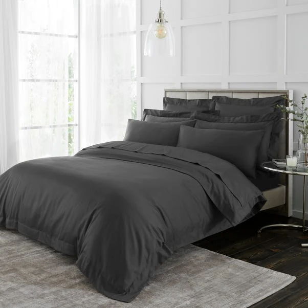 Hotel 230 Thread Count 100% Cotton Sateen Fitted Sheet 5 Hotel 230 Thread Count 100% Cotton Sateen Fitted Sheet - Image 3