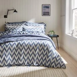 Tazman Wave 100% Cotton Duvet Cover And Pillowcase Set -furn Sale Store 30929820 alt07