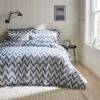 Tazman Wave 100% Cotton Duvet Cover And Pillowcase Set