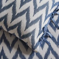 Tazman Wave 100% Cotton Duvet Cover And Pillowcase Set -furn Sale Store 30929900 alt05