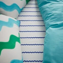 Sophie Robinson Mini Wave 100% Cotton Fitted Sheet -furn Sale Store 30930233 alt04