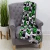 Minecraft Scribble Fleece Blanket -furn Sale Store 30931055