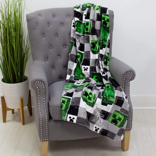 Minecraft Scribble Fleece Blanket 3 Minecraft Scribble Fleece Blanket