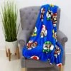 Super Mario Circles Fleece Blanket -furn Sale Store 30931062