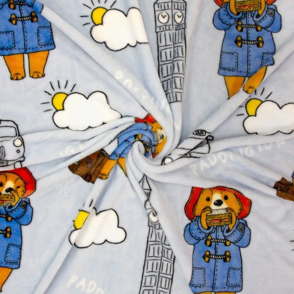 Paddington Skyline Fleece Blanket 5 Paddington Skyline Fleece Blanket - Image 3