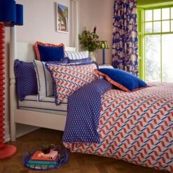 Sophie Robinson Zig Zag 100% Cotton Duvet Cover & Pillowcase Set 35 Sophie Robinson Zig Zag 100% Cotton Duvet Cover & Pillowcase Set -furn Sale Store 30931535 alt08
