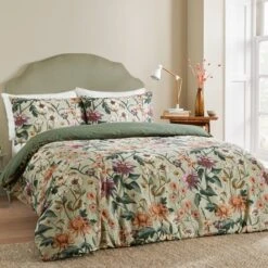 Wylder Nature Wallflower Reversible Duvet Cover And Pillowcase Set -furn Sale Store 30933067