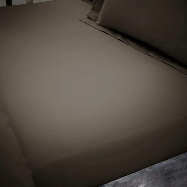 Hotel 230 Thread Count Percale 100% Cotton Fitted Sheet 21 Hotel 230 Thread Count Percale 100% Cotton Fitted Sheet - Image 19