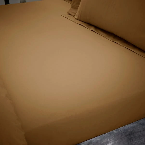 Hotel 230 Thread Count Percale 100% Cotton Fitted Sheet 15 Hotel 230 Thread Count Percale 100% Cotton Fitted Sheet - Image 13