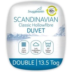 Snuggledown Scandinavian Hollowfibre 13.5 Tog Winter Duvet 15 Snuggledown Scandinavian Hollowfibre 13.5 Tog Winter Duvet -furn Sale Store 30934444 alt01