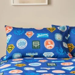 Superman Reversible Duvet Cover And Pillowcase Set 29 Superman Reversible Duvet Cover And Pillowcase Set -furn Sale Store 30937744 alt03