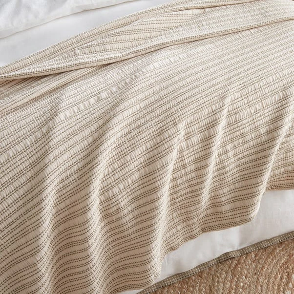 Weybourne Stripe Bedspread 4 Weybourne Stripe Bedspread - Image 2
