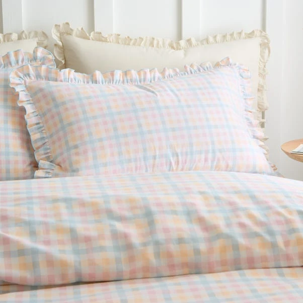 Mila Gingham Standard Pillowcase Pair 3 Mila Gingham Standard Pillowcase Pair