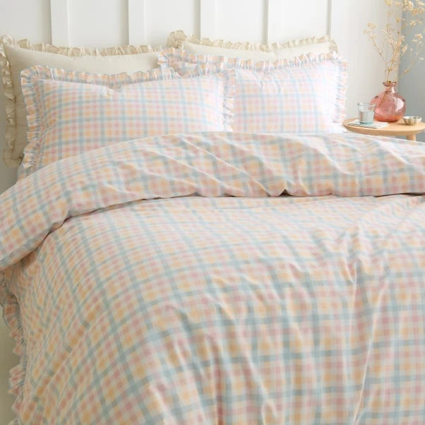 Mila Gingham Standard Pillowcase Pair 5 Mila Gingham Standard Pillowcase Pair - Image 3