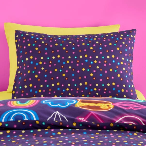 Neon Reversible Duvet Cover And Pillowcase Set 12 Neon Reversible Duvet Cover And Pillowcase Set - Image 10