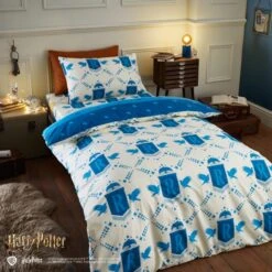 Harry Potter Ravenclaw Reversible Duvet Cover And Pillowcase Set -furn Sale Store 30945414 alt02