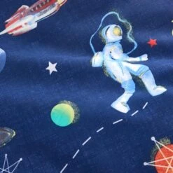 Space 100% Cotton Reversible Duvet Cover And Pillowcase Set -furn Sale Store 30945423 alt04