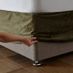 Catherine Lansfield Kingsley Matte Velvet Divan Base Bed Wrap 39 Catherine Lansfield Kingsley Matte Velvet Divan Base Bed Wrap -furn Sale Store 30956819 alt02