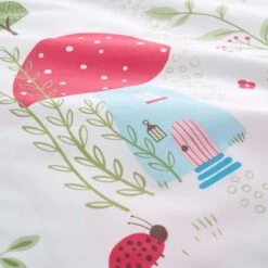 Toadstool Fairies Reversible Polycotton Duvet Cover & Pillowcase Set -furn Sale Store 30957227 alt04