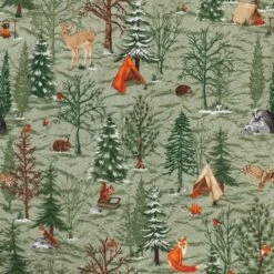 Lodge Wood 100% Cotton Duvet Cover And Pillowcase Set 30 Lodge Wood 100% Cotton Duvet Cover And Pillowcase Set -furn Sale Store 30959081 alt04