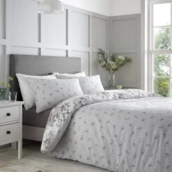 Catherine Lansfield Elinda Floral Duvet Cover And Pillowcase Set -furn Sale Store 30962893 alt02