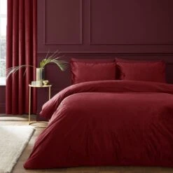 Catherine Lansfield Kingsley Soft Matt Velvet Duvet Cover And Pillowcase Set -furn Sale Store 30962932