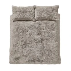 Catherine Lansfield Super Kingsize Cuddly Faux Fur Duvet Cover And Pillowcase Set -furn Sale Store 30962995 alt06