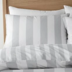 Catherine Lansfield Cove Stripe Duvet Cover And Pillowcase Set -furn Sale Store 30963023 alt01