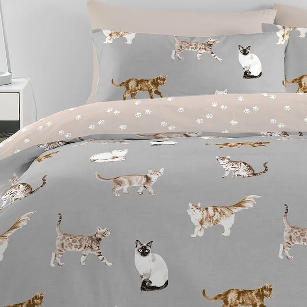 Cats Polycotton Duvet Cover & Pillowcase Set 10 Cats Polycotton Duvet Cover & Pillowcase Set - Image 8