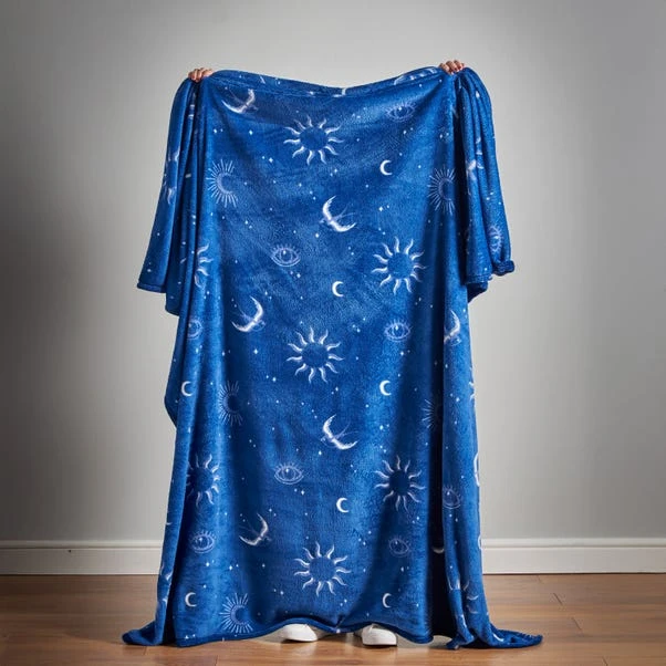 Sassy B Astrology Navy Fleece Throw 200cm X 240cm 3 Sassy B Astrology Navy Fleece Throw 200cm X 240cm - Image 2
