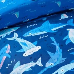 Catherine Lansfield Jawsome Shark Polycotton Duvet Cover & Pillowcase Set 23 Catherine Lansfield Jawsome Shark Polycotton Duvet Cover & Pillowcase Set -furn Sale Store 30977404 alt04