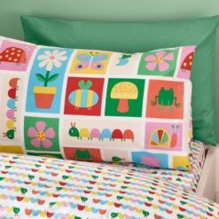 Catherine Lansfield Curious Caterpillar Polycotton Duvet Cover & Pillowcase Set 33 Catherine Lansfield Curious Caterpillar Polycotton Duvet Cover & Pillowcase Set -furn Sale Store 30977431 alt01