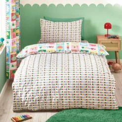 Catherine Lansfield Curious Caterpillar Polycotton Duvet Cover & Pillowcase Set 34 Catherine Lansfield Curious Caterpillar Polycotton Duvet Cover & Pillowcase Set -furn Sale Store 30977431 alt02