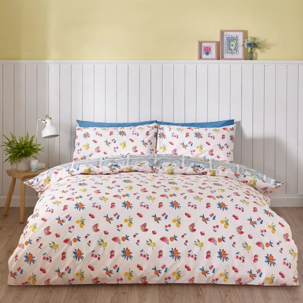 Catherine Lansfield Riviera Tiles Reversible Duvet Cover & Pillowcase Set 17 Catherine Lansfield Riviera Tiles Reversible Duvet Cover & Pillowcase Set - Image 15