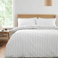 Bianca Ashford Stripe Reversible Duvet Cover & Pillowcase Set -furn Sale Store 30983082 alt05