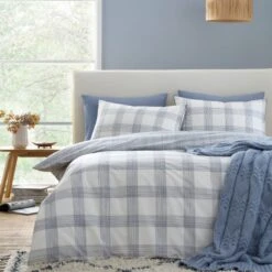 Bianca Marlow Check Reversible Duvet Cover & Pillowcase Set 29 Bianca Marlow Check Reversible Duvet Cover & Pillowcase Set -furn Sale Store 30983254