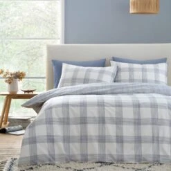 Bianca Marlow Check Reversible Duvet Cover & Pillowcase Set 31 Bianca Marlow Check Reversible Duvet Cover & Pillowcase Set -furn Sale Store 30983254 alt02